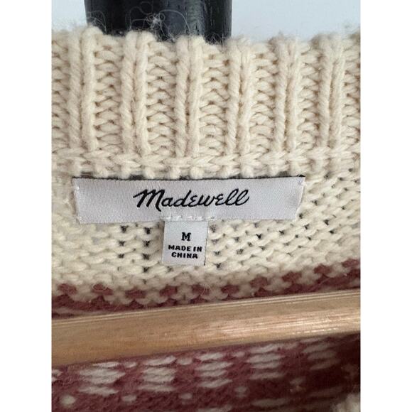 Madewell Fair Isle Pullover Sweater - Picture 6 of 7